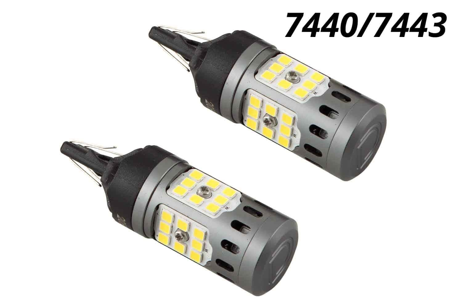 Diode Dynamics 7443 White Led Backup Bulbs (Pair) 7 Backup LEDs for 2015-2023 Ford F-150 (pair)