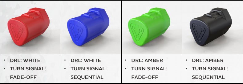 2021–2023 F-150 Morimoto Xb Evo &Amp; Evo Hybrid Installation Guide 17 Evo mode keys: Red, Blue, Green and Black