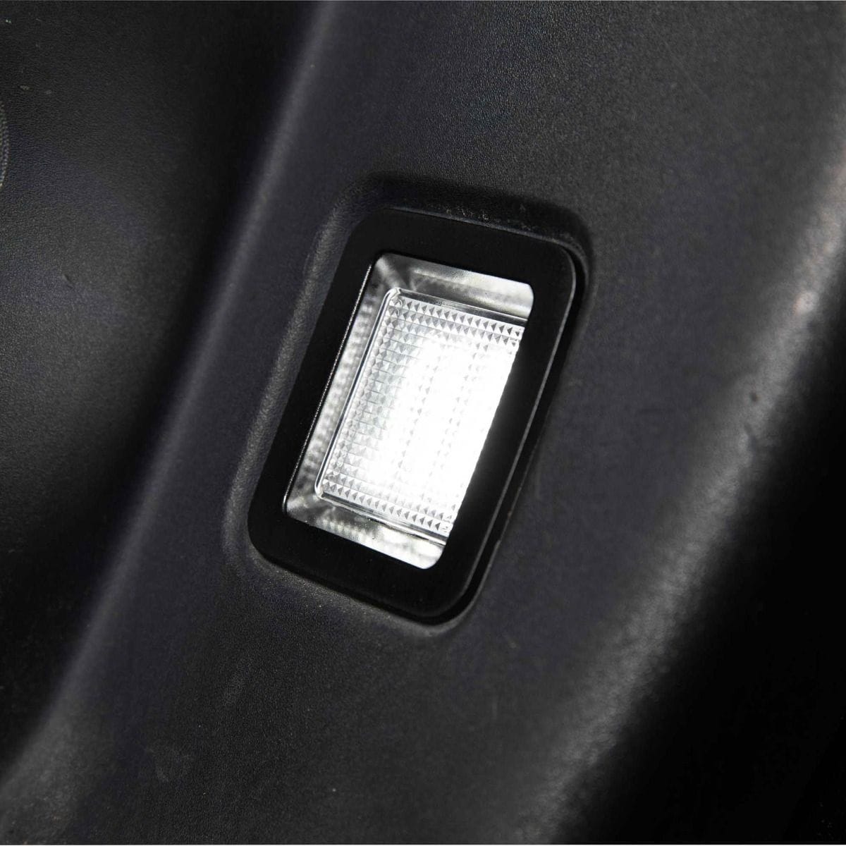 Form Led License Plate Lights For 2015–2023 Ford F-150 (Pair) 2 Cool White illumination from the installed FORM license-plate lamp.