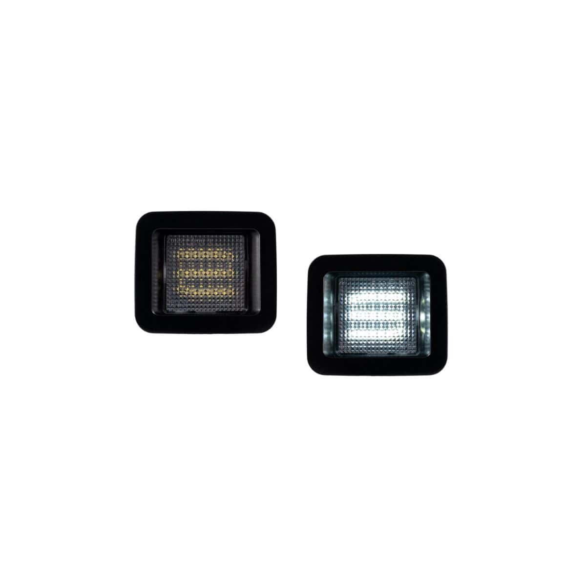 Form Led License Plate Lights For 2015–2023 Ford F-150 (Pair) 4 One illuminated FL0046 assembly; the product is supplied as a pair.