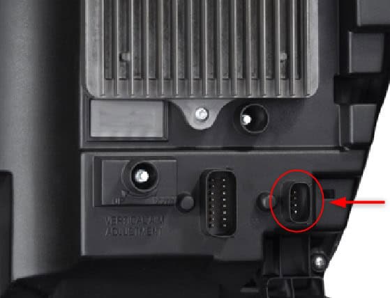 F-150 Elite Headlight Installation Guide | Bts Lighting 17 Connecting the communication wire to the Ford F-150 Elite LED Headlight