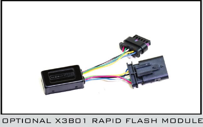 F-150 Morimoto X3B Third Brake-Light Installation Guide 15 Optional X3B01 module; not part of the standard X3B lamp selection.