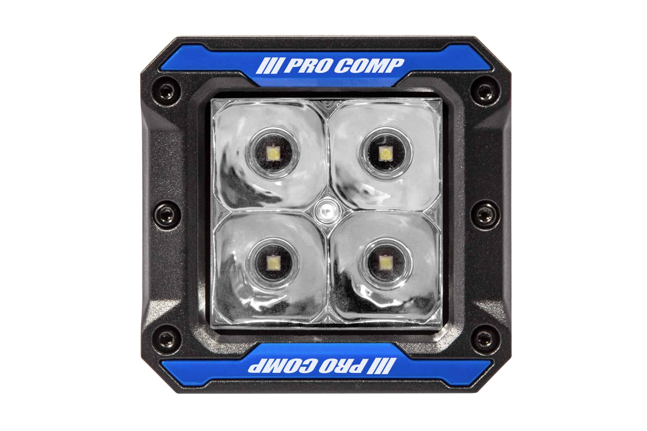 Procomp Gen3 Ditch Light Kit For 2021–2023 Ford F-150 / Raptor 23 ProComp EXP76414P Spot pod detail 7; coloured inserts are trim pieces, not light-output colours.