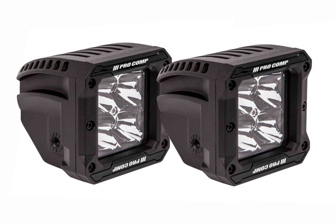 Procomp Gen3 Ditch Light Kit For 2021–2023 Ford F-150 / Raptor 2 ProComp Gen3 Spot pod pair — component photo.