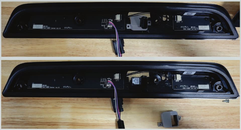 F-150 Morimoto X3B Third Brake-Light Installation Guide 12 Remove the original camera bracket and retain its hardware.