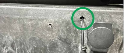 2021–2023 F-150 Morimoto Xb Tail-Light Installation Guide 29 Quarter-inch wire pass-through shown in the manual