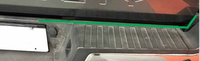 2021–2023 F-150 Morimoto Xb Tail-Light Installation Guide 30 Route the bar wiring behind the top of the bumper