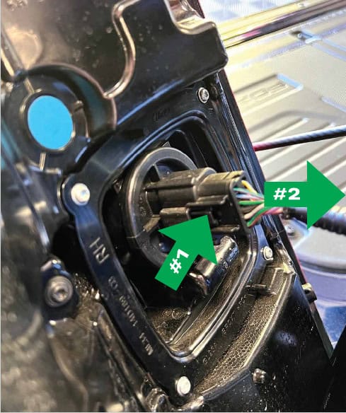 2021–2023 F-150 Morimoto Xb Tail-Light Installation Guide 8 Factory LED connector release