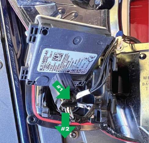 2021–2023 F-150 Morimoto Xb Tail-Light Installation Guide 14 Unplug the BLIS module