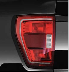 2021–2023 F-150 Morimoto Xb Tail-Light Installation Guide 3 Factory incandescent tail light with BLIS
