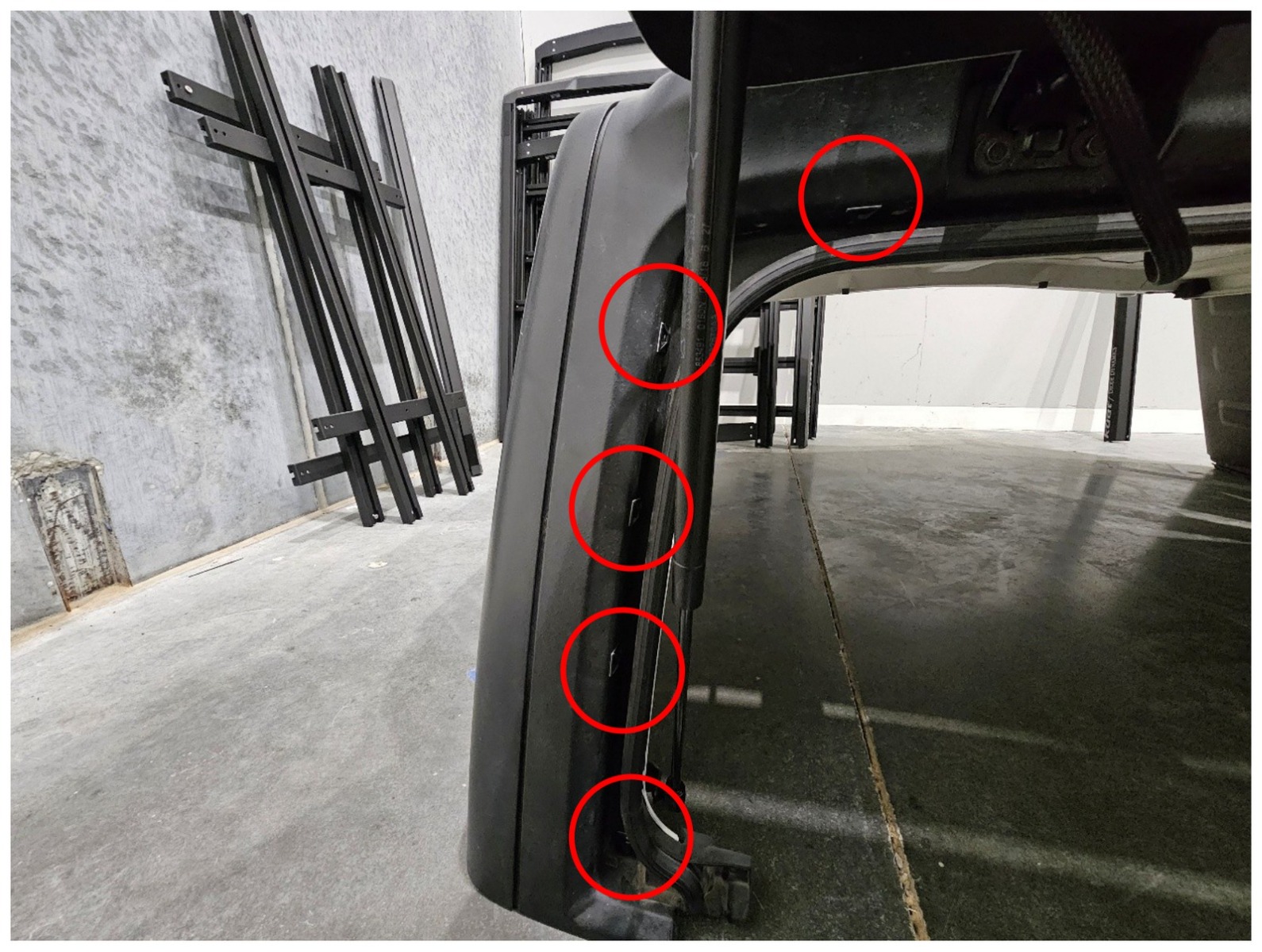 Jeep Jl Rear Hardtop Ss30 Light Bar Installation 8 Place the adhesive cable mounts. Manufacturer installation photograph.