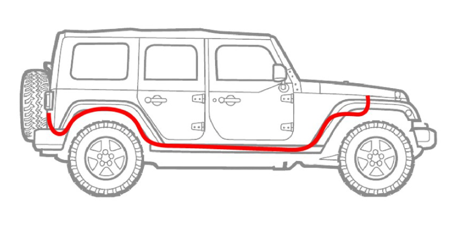 Jeep Jl Rear Hardtop Ss30 Light Bar Installation 10 Connect the extension and relay harness. Manufacturer installation photograph.
