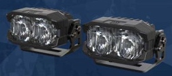 Morimoto 2Banger Ditch Light Kit For 2014–2024 Toyota 4Runner 23 2Banger Combo pair, white lens. Manufacturer hardware photo; NCS/HXB tier is chosen separately.
