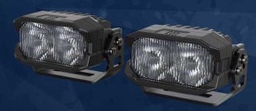 Morimoto 2Banger Ditch Light Kit For 2014–2024 Toyota 4Runner 21 2Banger Wide pair, white lens. Manufacturer hardware photo; NCS/HXB tier is chosen separately.