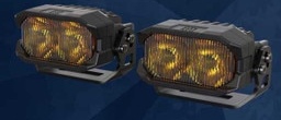 Morimoto 2Banger Ditch Light Kit For 2014–2024 Toyota 4Runner 22 2Banger Wide pair, yellow lens. Manufacturer hardware photo; NCS/HXB tier is chosen separately.