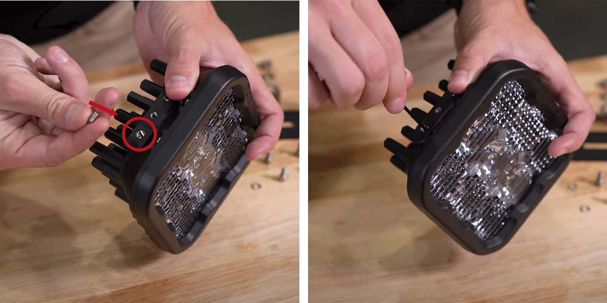 Polaris Rzr Pro Ss3 / Ss5 A-Pillar Installation Guide 28 SS5 example: prepare the pod and its supplied mounting hardware.