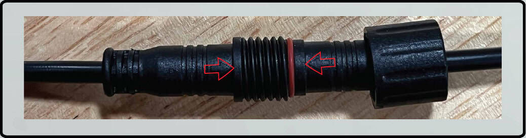Jeep Jl / Jt Morimoto Super7 Headlight Installation 6 Driver connector arrows and locking collar