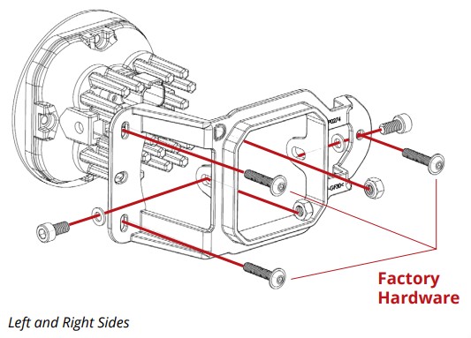 Jeep Ss3 Type M, Mr And Ms Fog Light Installation Guide 3 Original Type MS assembly diagram with factory hardware and mounting orientation.