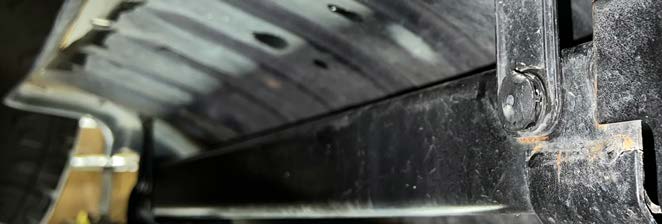 Jeep Jk Ss5 Bumper &Amp; Grille Installation Guide 4 Rear cladding fastener location beneath the bumper.
