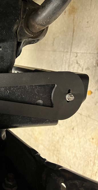 Jeep Jk Ss5 Bumper &Amp; Grille Installation Guide 7 Base-bracket position at the JK frame rail.