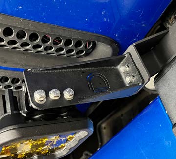 Jeep Jk Ss5 Bumper &Amp; Grille Installation Guide 9 Installed base bracket and fasteners on the JK frame rail.