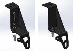 Jeep Jl Ss5 Bumper And Grille Installation Guide 5 Original driver-side base-bracket and rivnut-setting assembly diagrams.