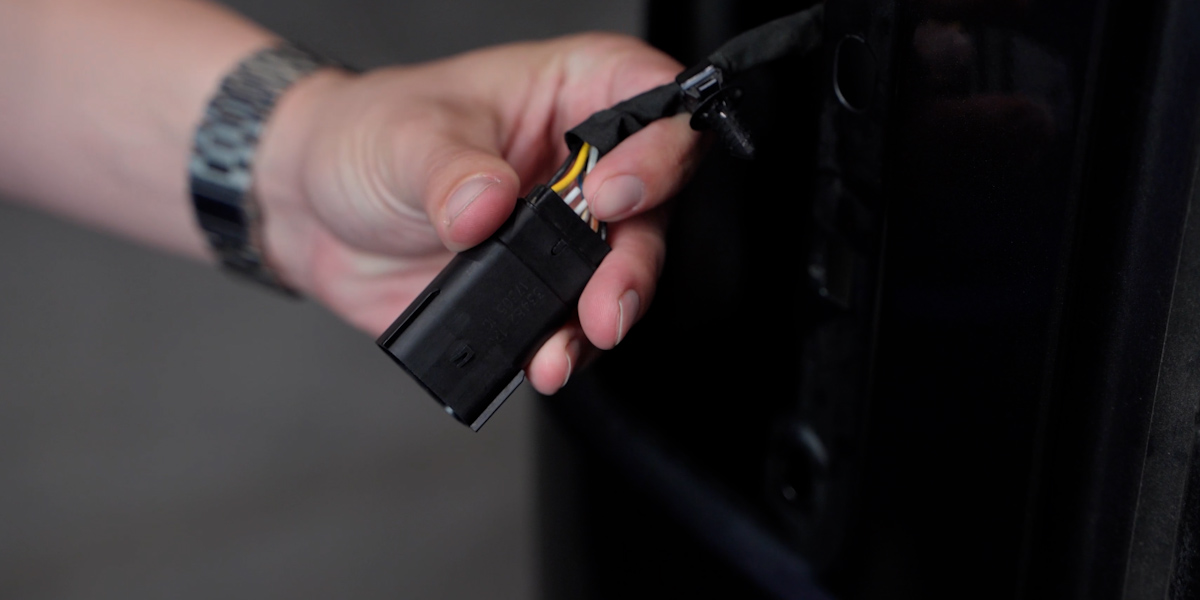 Jeep Jl Form Tail Light Installation 14 Apply light pressure from behind the sealed cavity.