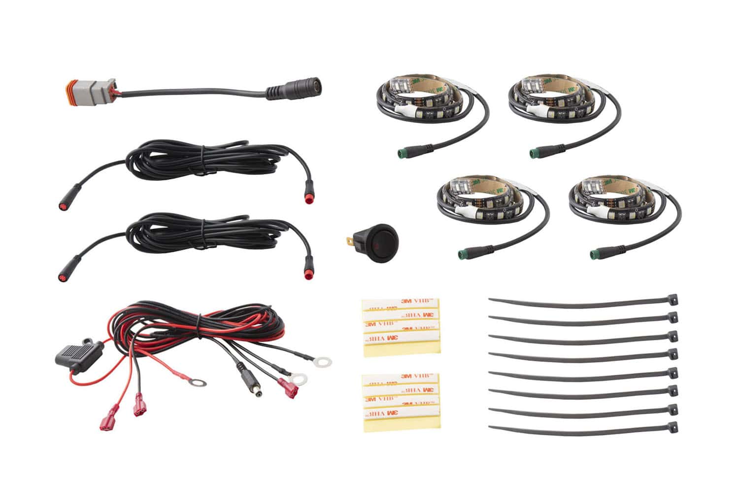 Diode Dynamics RGBW Grille Strip Kit 4pc