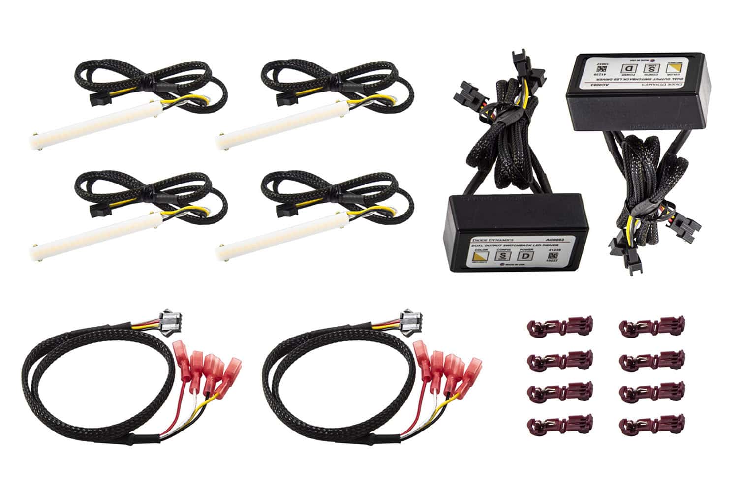 Diode Dynamics Strip HD SF Switchback Quad 3in Kit