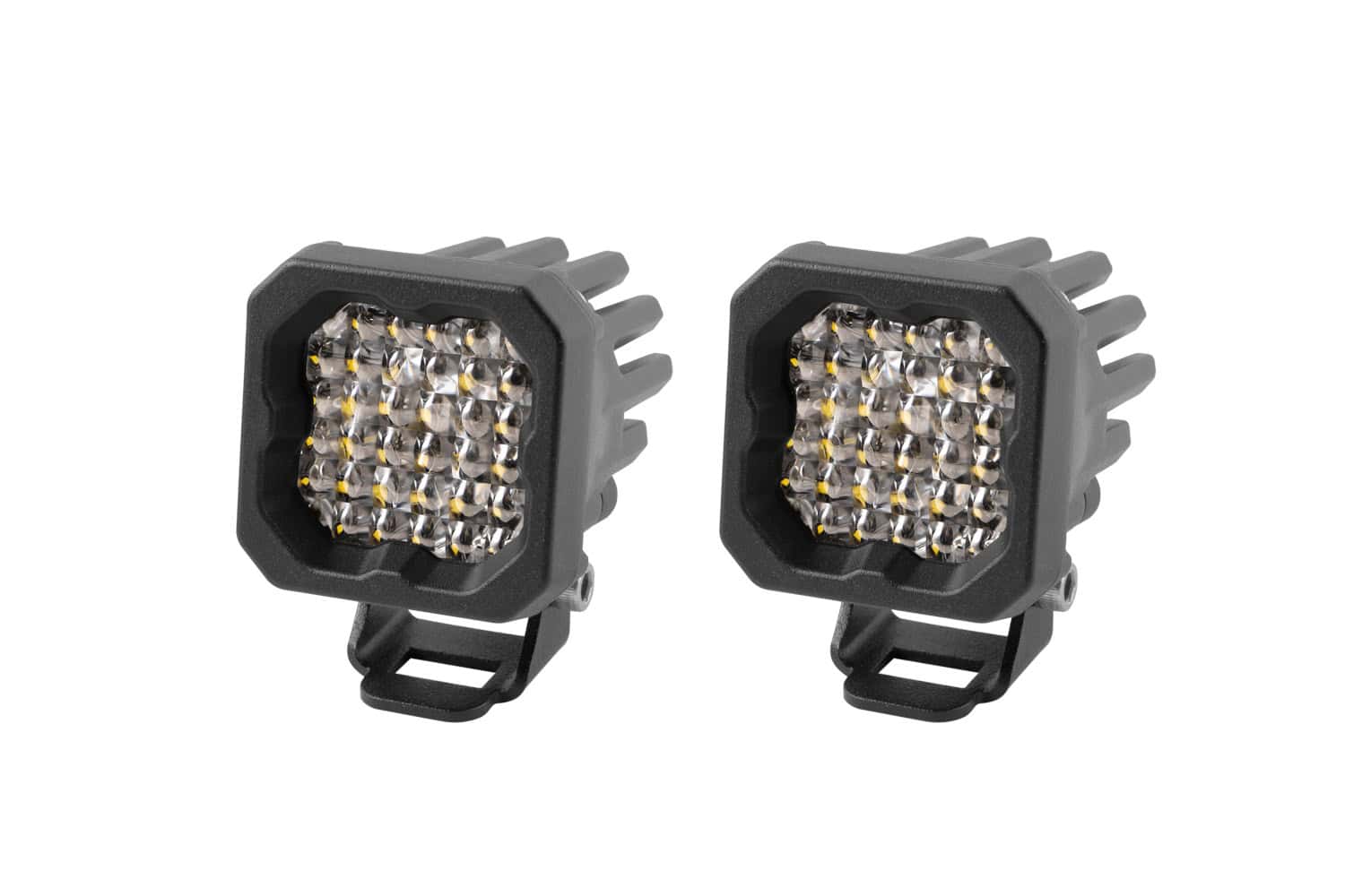 Diode Dynamics Stage Series Reverse Light Kit For 2022–2024 Ford Maverick C1 8 DD6461P C1 Pro White Flood red-backlight lamp pair used in DD7160. Lamp components only: the kit also includes the Tacoma adapter, relay harness and installation hardware.