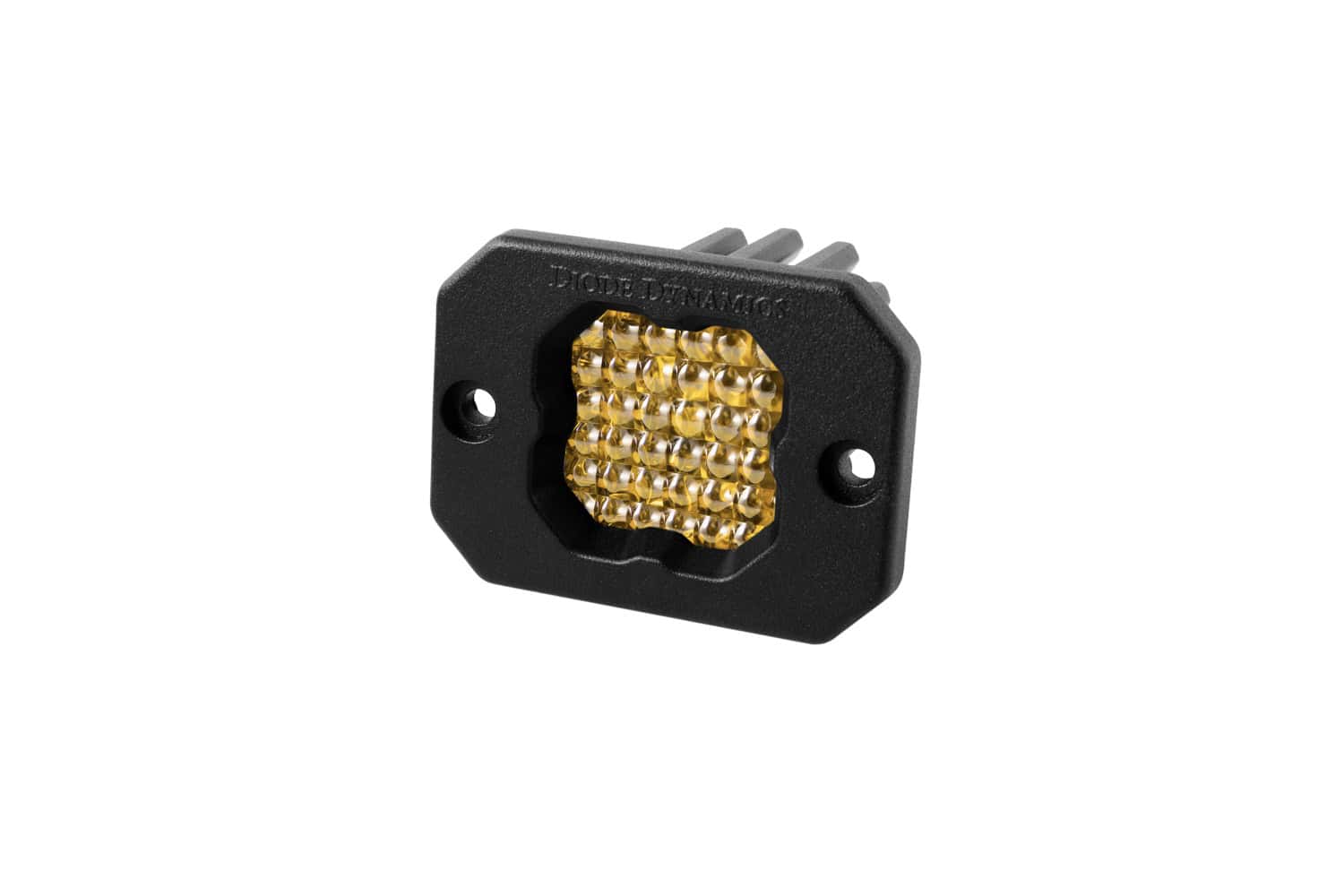Diode Dynamics SSC1 LED Pod Yellow Flood Flush ABL (single)