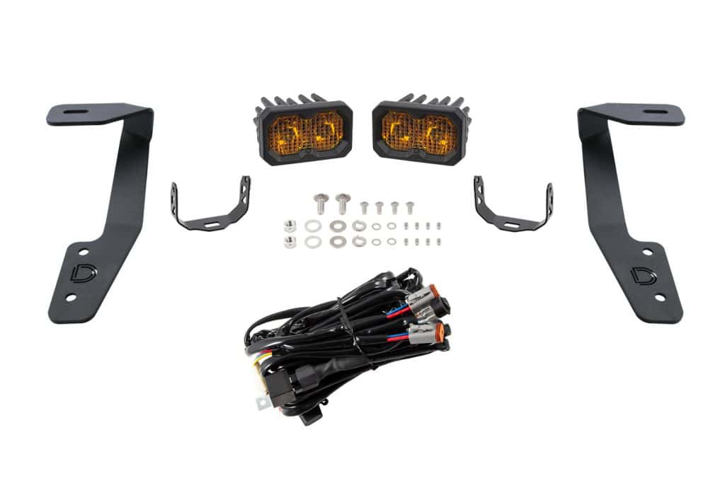 Diode Dynamics C2 2.0 Led Ditch Light Kit For Subaru Crosstrek/Wrx 36 DD6563 C2 2.0 Sport Yellow Subaru kit.