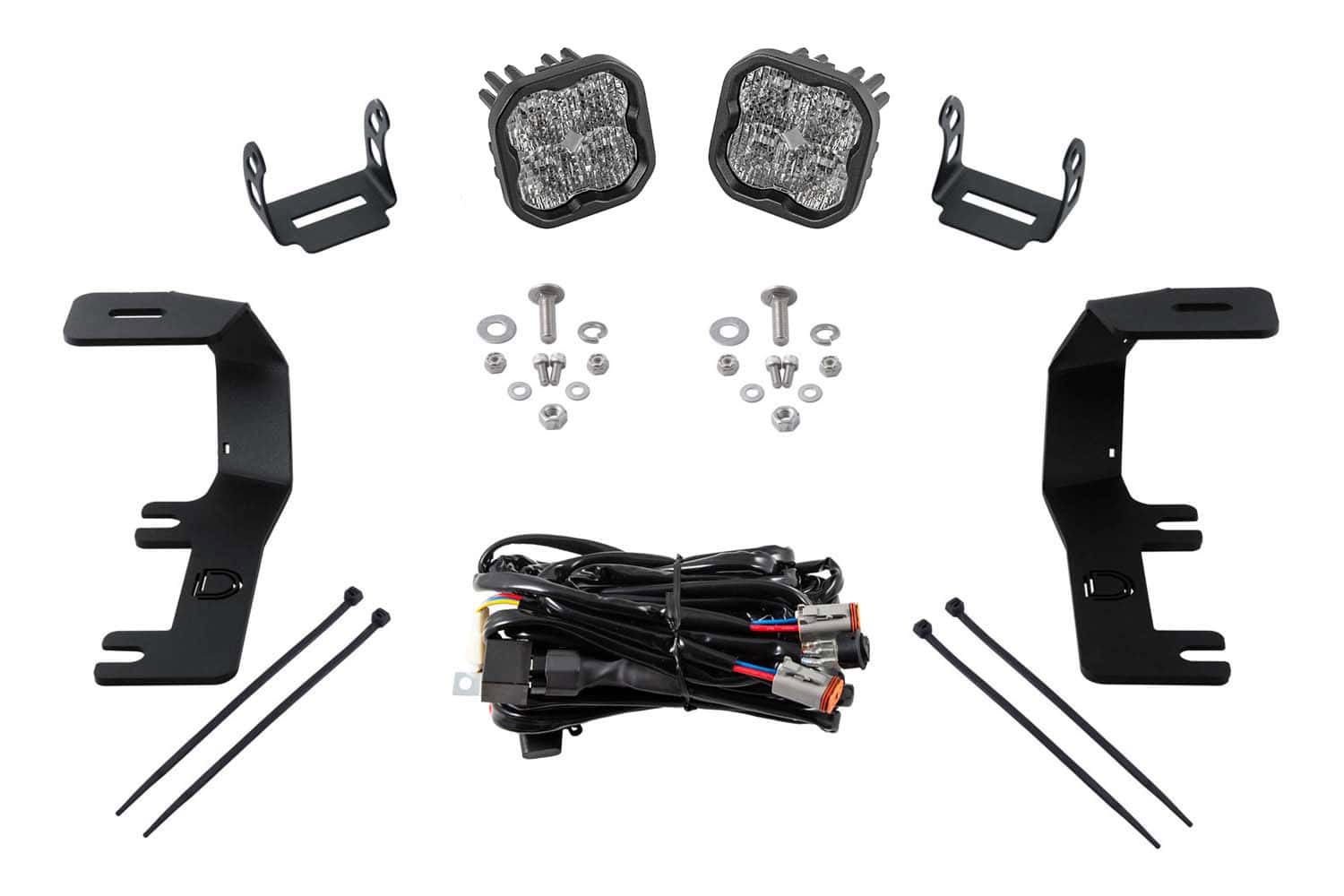 Diode Dynamics Ss3 Led Ditch Light Kit For 2014-2019 Silverado/Sierra 3 Diode Dynamics DD6657 SS3 LED Ditch Light Kit for 2014-2019 Silverado/Sierra Pro White Combo