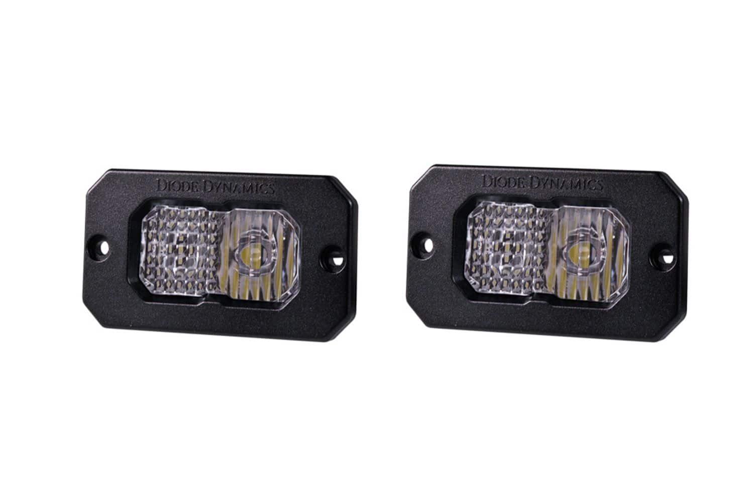 Diode Dynamics C2 1.0 White Combo Flush LED Pods (pair)