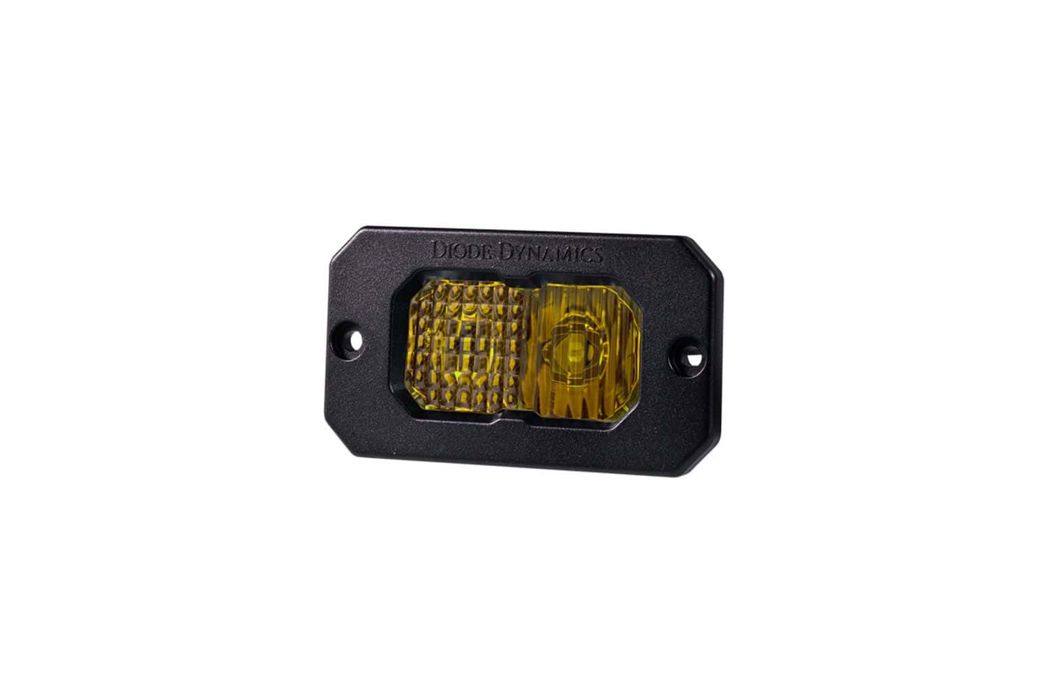 Diode Dynamics C2 1.0 Yellow Pro Flush Mount Led Pod (One) 3 Diode Dynamics DD6735S C2 1.0 Pro Yellow Combo Flush ABL (single)