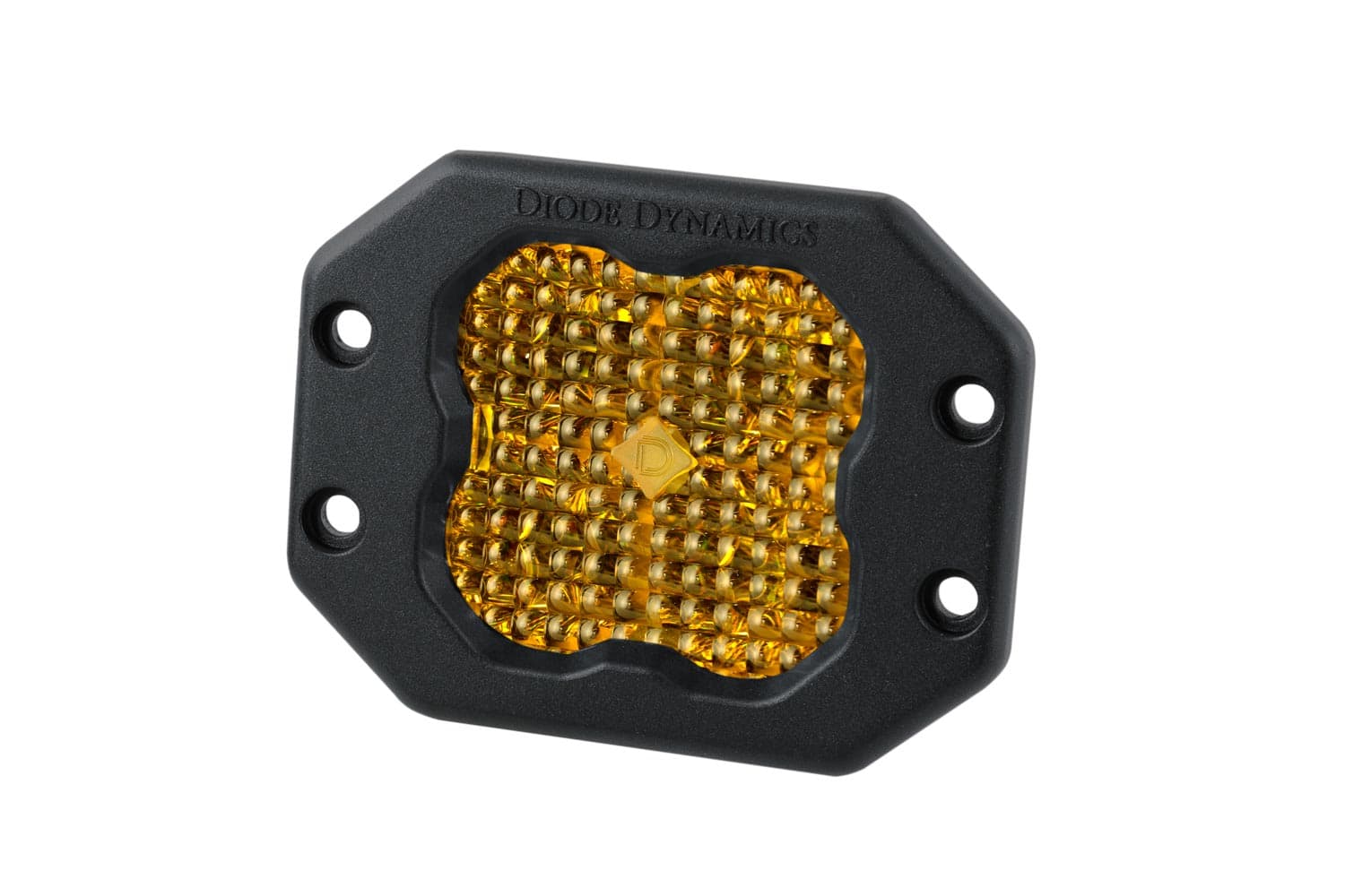 Diode Dynamics Ss3 Flush Mount Led Pod Options (Single) 3 Diode Dynamics SS3 ABL Yellow Flood Flush (single)