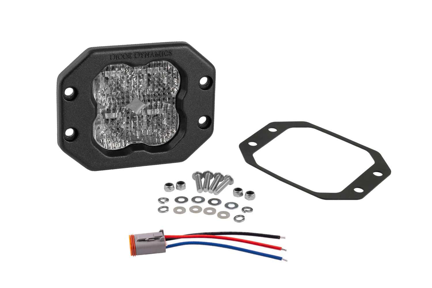 Diode Dynamics Ss3 Flush Mount Led Pod Options (Single) 7 Diode Dynamics DD6936S SS3 Pro ABL White Combo Flush (single)
