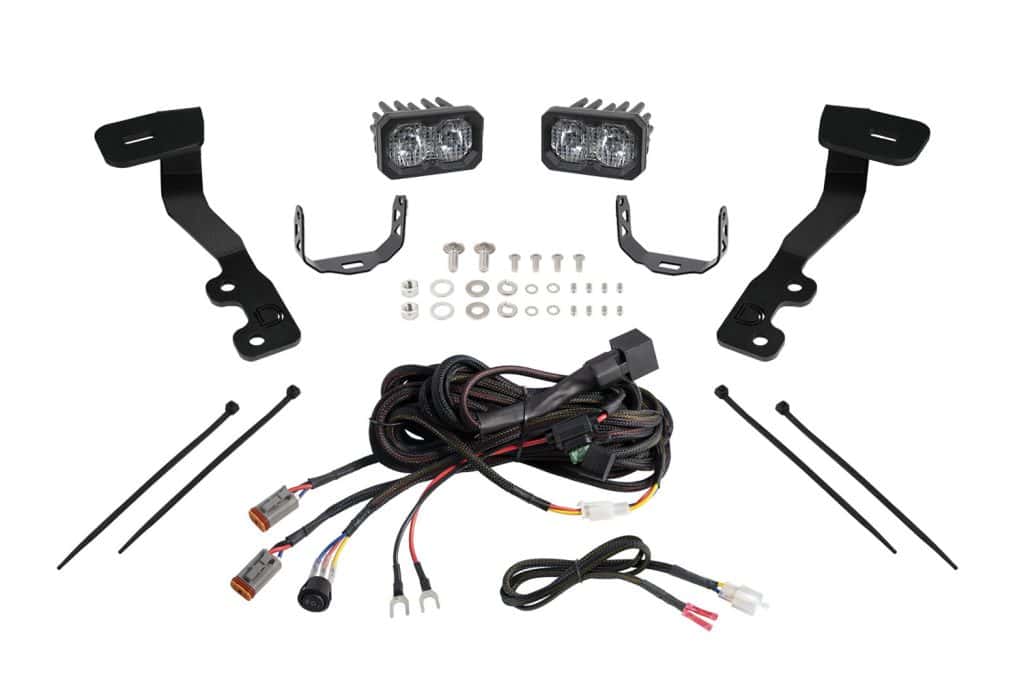 Diode Dynamics Stage Series Ditch Light Kit For 2022+ Toyota Tundra C2 2.0 16 DD7389 C2 2.0 Sport White complete Tundra kit. Sport and Pro are separate selections.