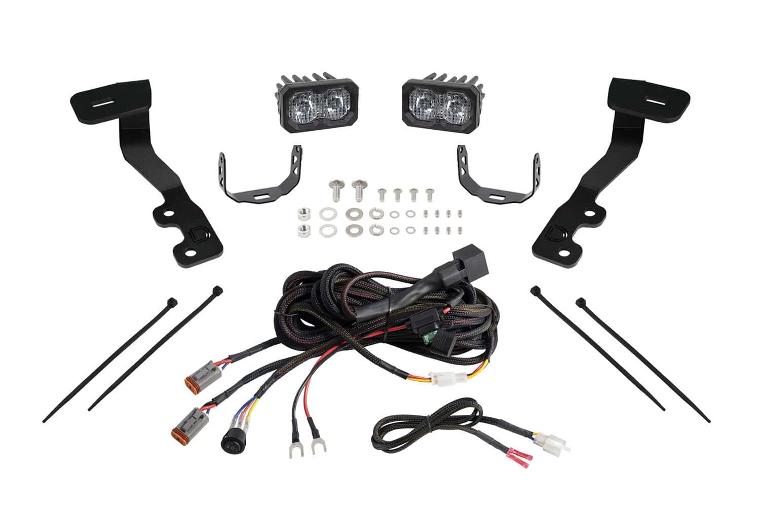 Diode Dynamics Stage Series Ditch Light Kit for 2022+ Toyota Tundra C2 2.0 White Combo/Driving