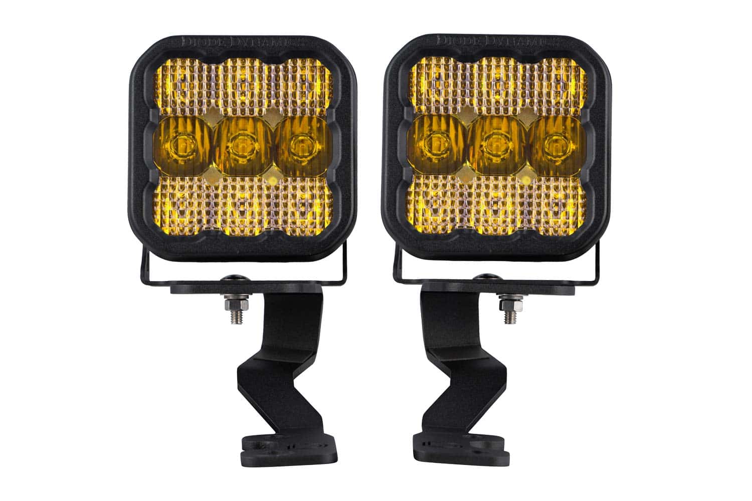 Diode Dynamics Stage Series Ditch Light Kit for 2022+ Toyota Tundra SS5 Yellow Combo