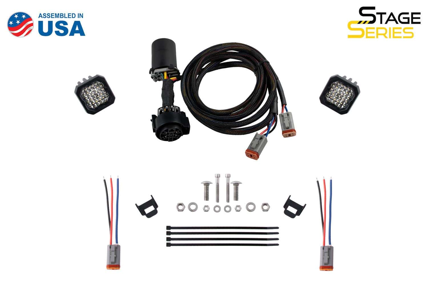 Diode Dynamics Stage Series Reverse Light Kit For 2022–2026 Toyota Tundra C1 4 DD7402 C1 Pro White Flood Tundra kit, labelled manufacturer view.