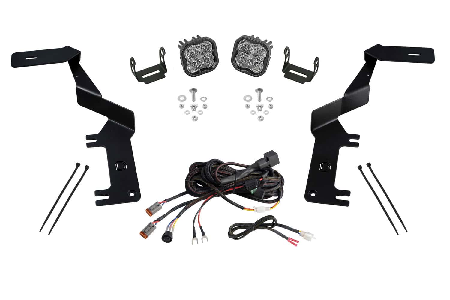 Diode Dynamics Stage Series Ditch Light Kit for 2017-2022 Ford Super Duty SS3 White Combo