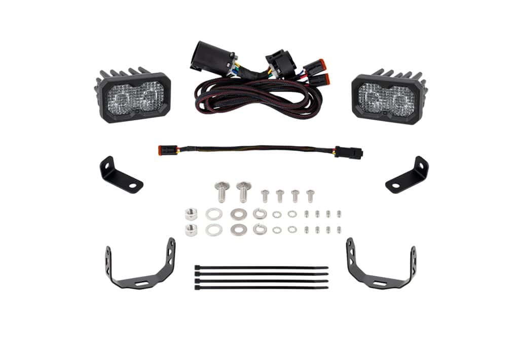 Diode Dynamics Stage Series Reverse Light Kit For 2017-2023 Ford Super Duty C2 2.0 22 Current DD7568 C2 2.0 Sport Super Duty reverse kit. Sport is shown; select Sport or Pro above.