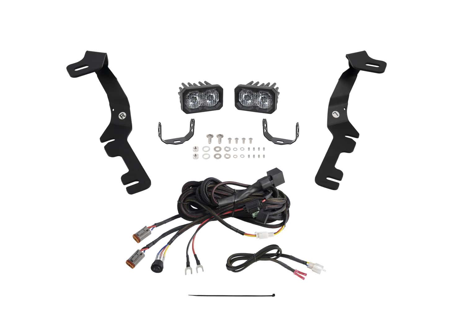 Diode Dynamics Stage Series Ditch Light Kit for 2019-2024 Ram C2 2.0 White Combo/Driving