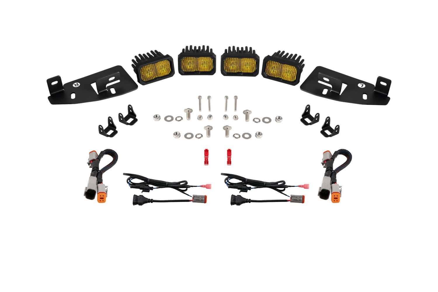 Diode Dynamics DD7623 SSC2 LED Fog Pocket Kit for 2019-2024 Ram Yellow Sport