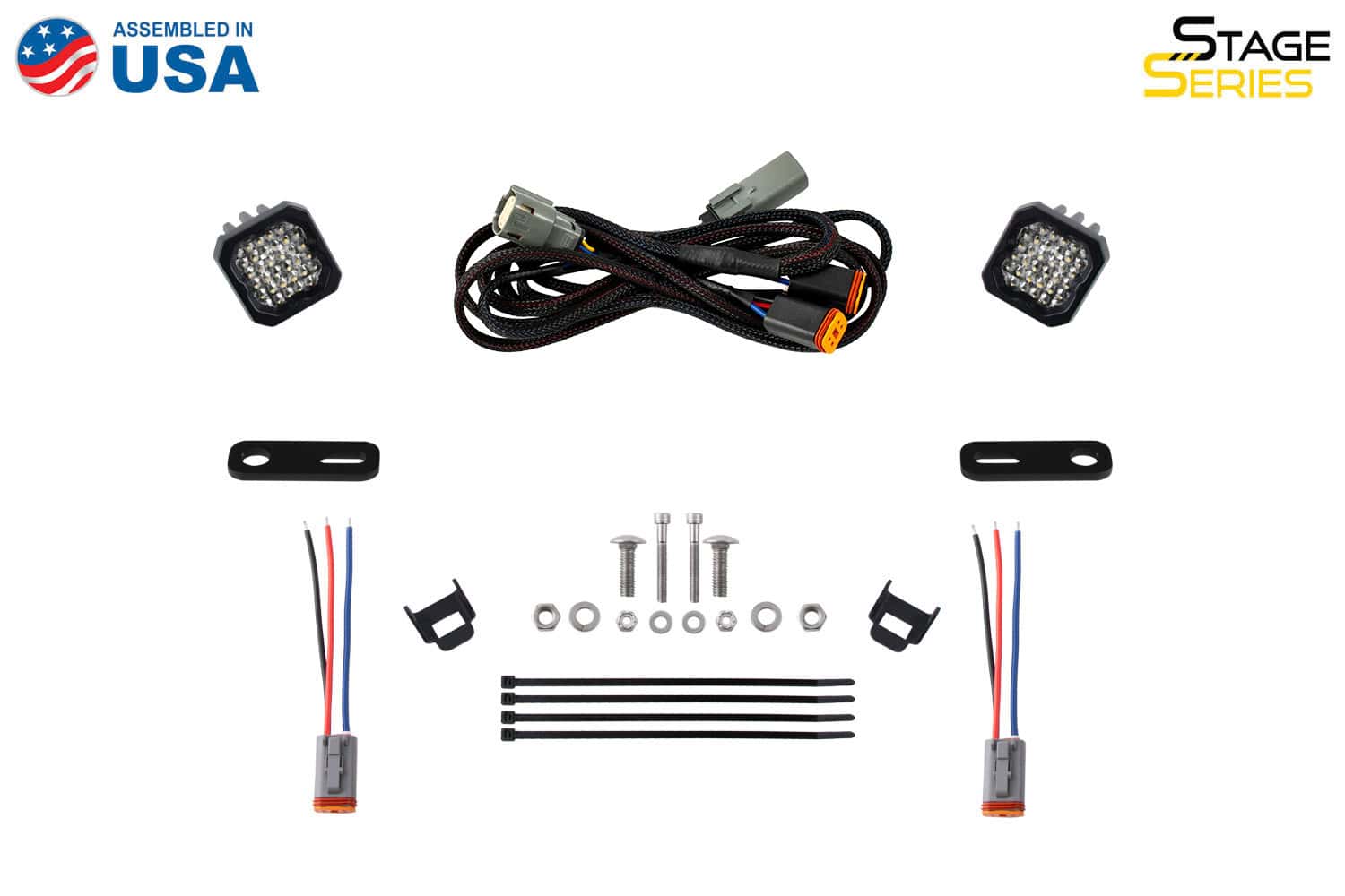 Diode Dynamics Stage Series Reverse Light Kit For 2022–2024 Ford Maverick C1 7 DD7754 C1 Sport Maverick kit, alternate manufacturer view.
