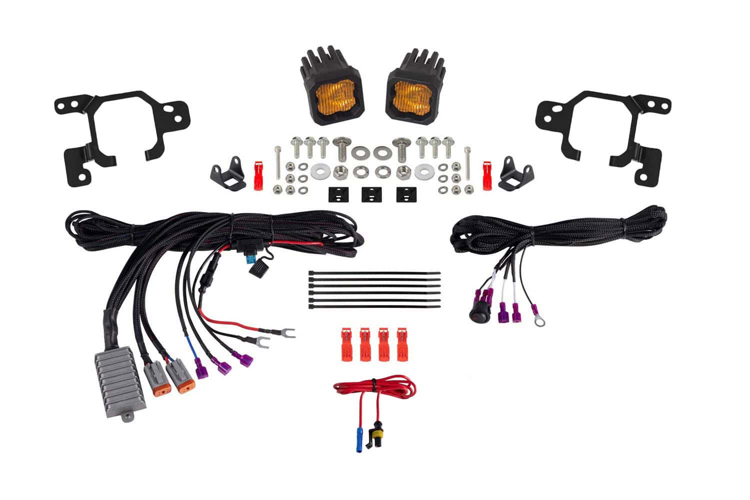 Diode Dynamics DD7805 SSC1 Add-On LED Fog Light Kit SAE Fog for 2023-2026 Chevrolet Colorado Yellow