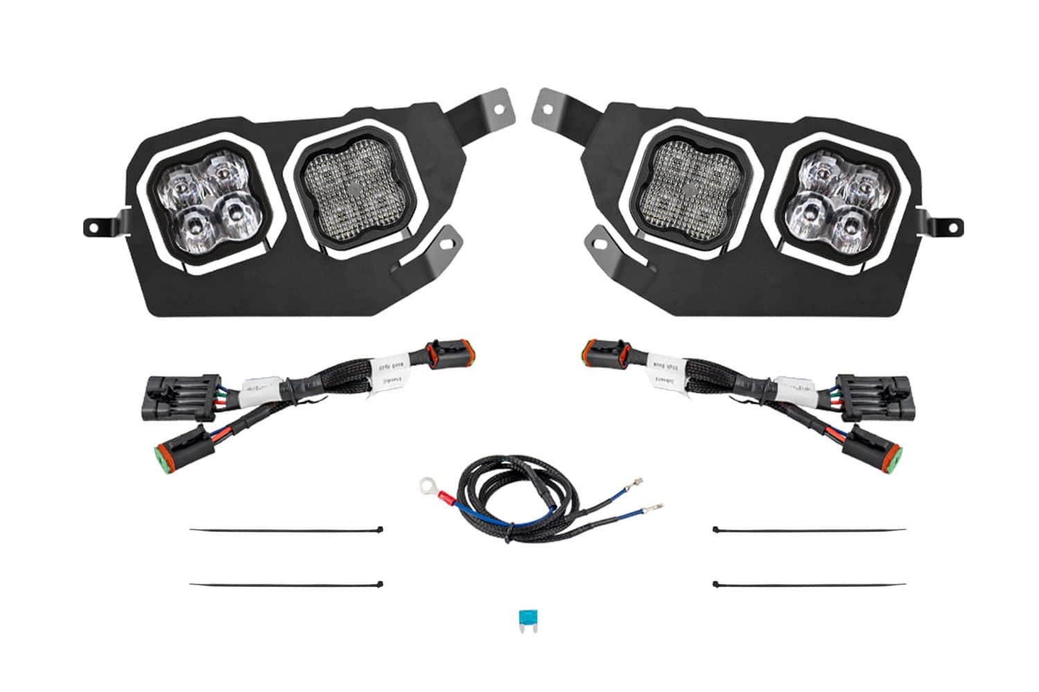 Diode Dynamics DD7843 SS3 LED Headlight Kit for 2014-2023 Polaris RZR XP Sport White ABL