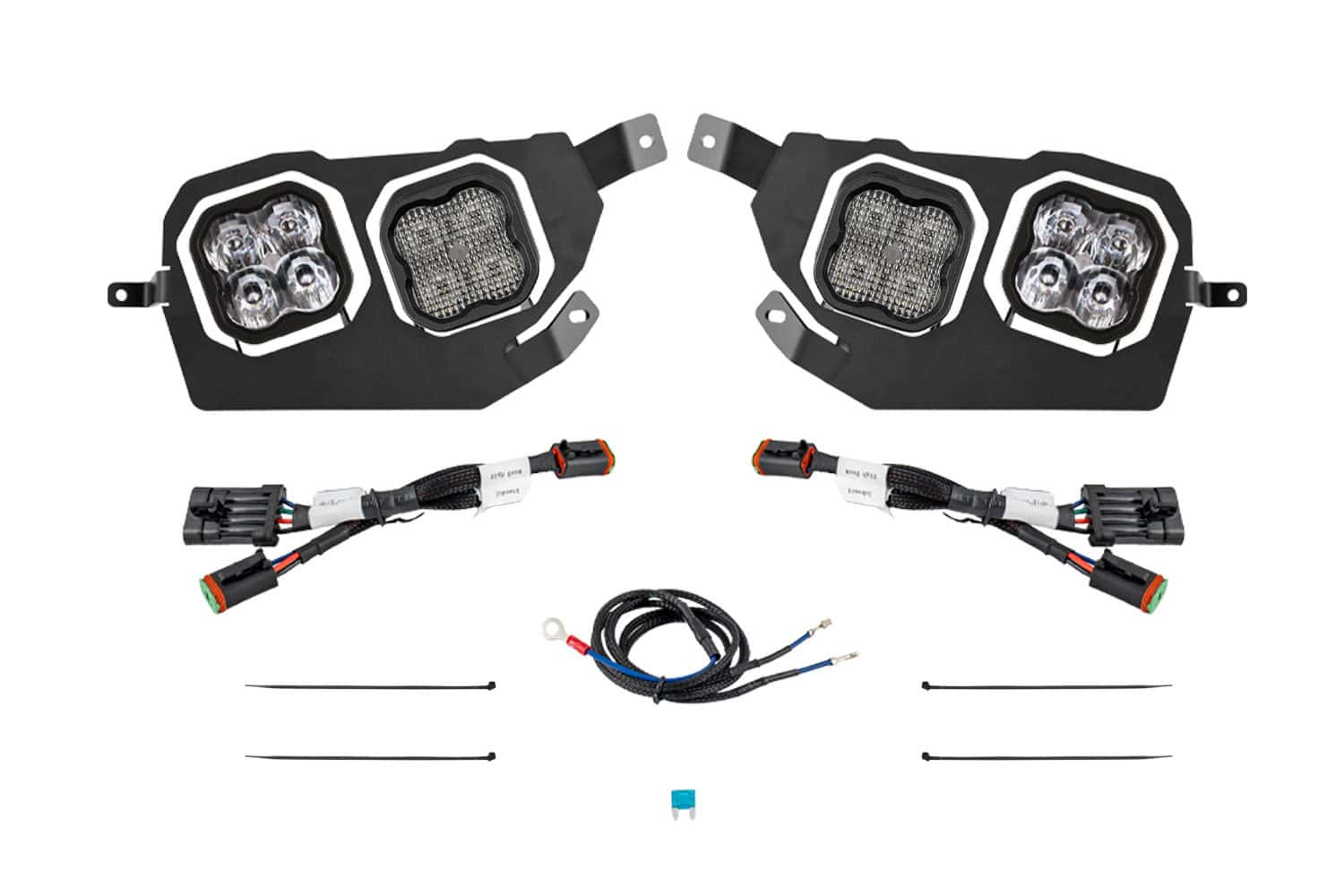 Diode Dynamics DD7844 SS3 LED Headlight Kit for 2014-2023 Polaris RZR XP Pro White ABL