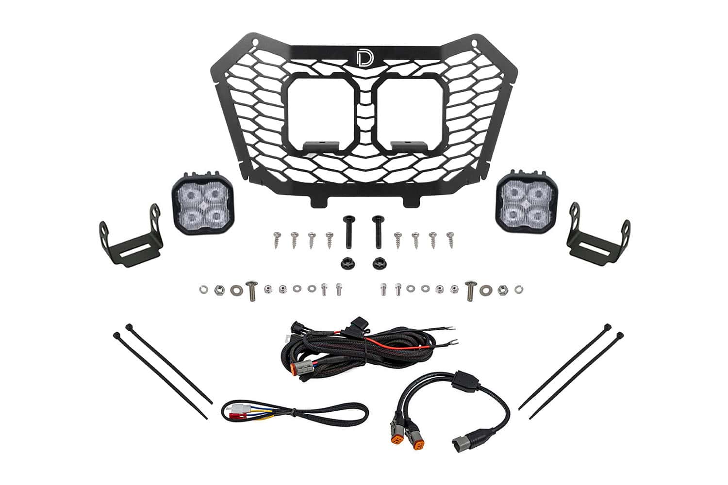 Diode Dynamics Stage Series LED Grille Kit for 2022-2025 Honda Talon White Fog